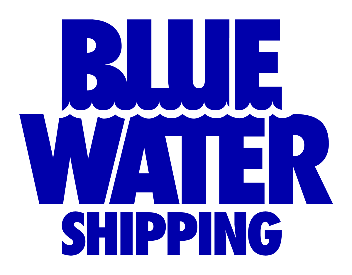 A logo of Blue Water Shipping